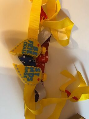 Hasbro Yellow Best friends Challenge belts- Party Game Accessory Jimmy Fallon